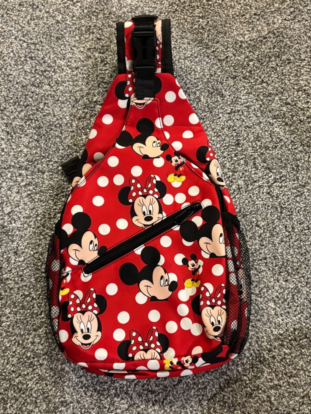 Disney Red Minnie & Mickey Polka Dot Sling Bag